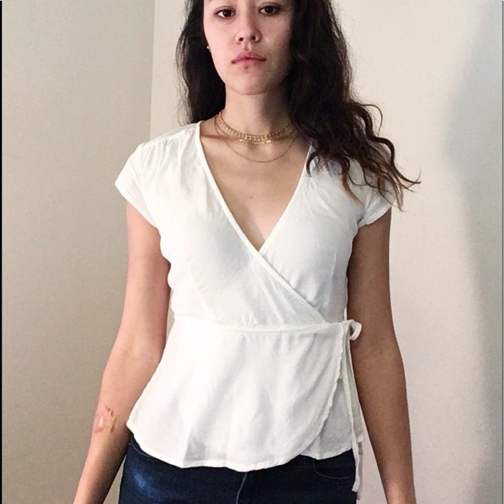 Tobi V-neck Wrap Shirt